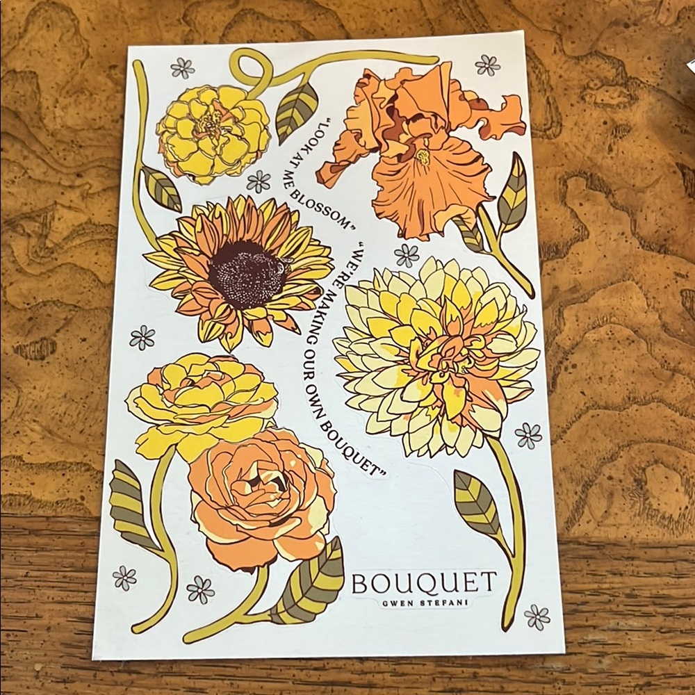 Bouquet Floral Art Print by - Orange and Yellow